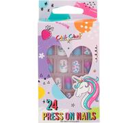 Uñas Postizas CHIT CHAT Press on Nails Unicorn Glitters (24 pre-glued nails)