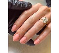 Uñas postizas cortas MouyouGlow,Redondo Rosa Unicolore Design Short Press on Nails,Pink Plain Pure Colour Estate INS Artificial Fake Nails para mujer Suitable for Everyday Use