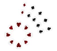 Uñas postizas cuadradas a presión de San Valentín, diseños brillantes, cubiertas completas, acrílico artificial, 24 piezas, 12 tamaños, uñas postizas cuadradas