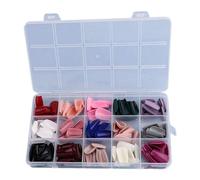 Uñas postizas de cobertura completa, 360 piezas de uñas postizas postizas para salones de belleza y hogar