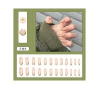 Uñas postizas europeas, uñas postizas, sellado UV, brillo, cobertura total, uñas artificiales, compatibles con mujeres.