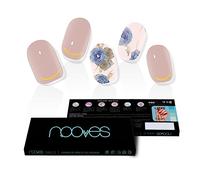 Uñas Postizas Nooves Elegant Floral Gel Autoadhesivas metálico