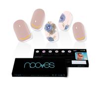Uñas postizas nooves elegant floral gel autoadhesivas metálico