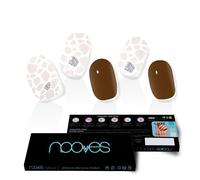 Nooves Hojas de uñas de gel Suzanne Purpurina Glam Premium 20 U