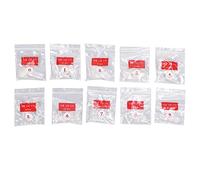 Uñas postizas ovaladas cortas, cubierta completa, puntas de uñas acrílicas transparentes, 500 piezas para salón de manicura DIY, mujeres, bodas, fiestas, vacaciones, material ABS