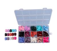 Uñas postizas Stilettos/Almendra, 360 piezas de uñas postizas francesas de cobertura completa para extensiones falsas de extensión