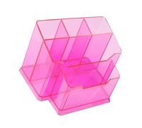 Uñas taladro claro taladro exhibición uñas taladro máquina bits caja de almacenamiento acrílico taladro