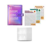 Únase al desafío de ahorro de 100 sobres de 52 semanas: un camino divertido para ahorrar $5050 en un año con nuestra carpeta de presupuesto E