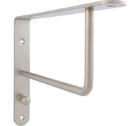 Unbekannt 05 0750 09.09 Grimme Kemwer - Soportes de ángulo con ganchos para abrigo, soporte para armario, acero, niquelado mate