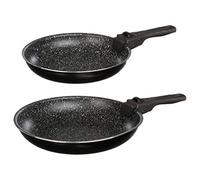 JJA Juego de 2 sartenes Unbekannt 135111 con mango desmontable (24/28 cm)