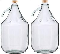 Unbekannt 2 globos de fermentación de 5 litros con cierre de rosca para botella de cristal