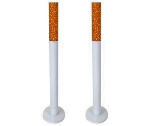 Unbekannt 2X Cenicero Soporte con Pie Soporte Altura: 72 CM