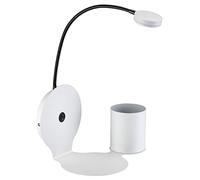 Unbekannt 5852102 Lámpara de Pared Arles 3 Con Soporte Para Bolígrafo y nergética: A + + - A, 3 W/3000 K, Blanco/Negro