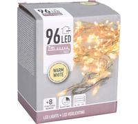 Unbekannt 72080 Guirnalda con 96 Leds Cable Transparente Luz Cálida