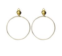 Unbekannt Aptafêtes ? ac0140 ? Pendientes Pendientes de aro Tiene Clip ? La par