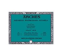 Unbekannt Arches 1795066 Bloc para Acuarelas, Madera, Color Blanco, 36 x 26 x 1 cm