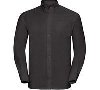 Unbekannt B001KPFFJK - Camisa Formal Color Negro Talla XL
