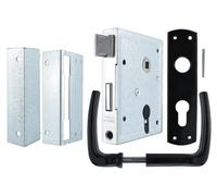 Unbekannt Basi 9900-0003 cerradura para palanca a tope Plata, Multicolor