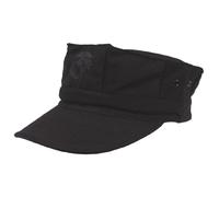 Unbekannt Berretto con visiera USMC, con Stampa Della Marina statunitense, Rip-Stop, Nero (Nero), XL