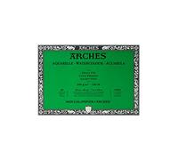 Unbekannt Water Colour Block Bloque de Acuarela, 300 g/m², prensado en frío, 18 x 26 cm, Madera, Blanco Natural, 20