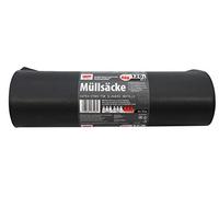 Unbekannt Bolsa de basura, polietileno LDPE de 80% material reciclado, negro, 70 x 110 cm