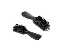 Unbekannt Cepillo limpiador de zapatos de golf de nailon con mango de calzador, removedor de barro de suciedad, 2 piezas