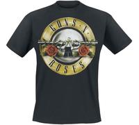 Unbekannt Classic Logo Camiseta, Negro, XL para Hombre
