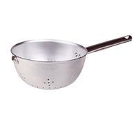 Unbekannt Colador esférica (Scaldapasta) de Espesor de 3 milímetros con la manija Tubular y Gancho de Acero, diámetro 240 mm cod.ALMA14024