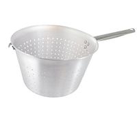 Unbekannt Colador y Calentador cónico, Metal, Plateado, 24 cm