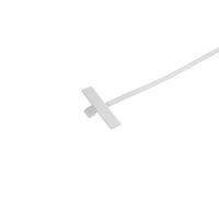 Unbekannt Con campo de etiquetado en 200 x 2,6 mm, para encuadernación de hasta 50 mm de diámetro, blanco, 200 piezas KBB3-100L (2x)*m S