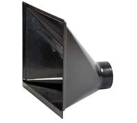 Unbekannt Embudo de extracción, 410 x 325 mm, Plástico, Negro