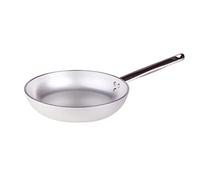Unbekannt Línea 5 mm Sartén Radiante con un Mango Inoxidable, Aluminio Acero aleado, Plateado, 40 cm
