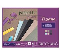 Unbekannt Fabriano 46229742 Pastel Papel Bloques, algodón, Multicolor, 21 x 29,7 x 0,5 cm
