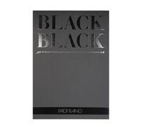 Unbekannt Fabriano Black Block-Papel Negro Profundo con Acabado Mate sin Revestimiento, 300 g/m², DIN A3, 20 Hojas, Ideal para Pastel, lápices de Colores y rotuladores, Blanco