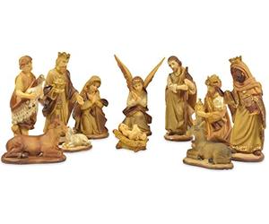 Unbekannt Figuras de Cuna, Poliresina, Multicolor, 7-9 cm