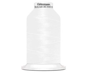 Unbekannt G730805-800 Gutermann Bulky-Lock 160-Carrete m, Poliéster, Blanco, 2000m, 2000