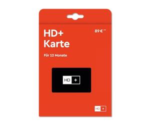 Unbekannt HD+ - Módulo de televisión de pago (12 meses), negro