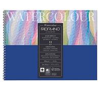 Unbekannt Honsell 17662432 Fabriano Watercolour - Bloc de Espiral para Acuarela (300 g/m², 24 x 32 cm, 12 Hojas, Grano Fino, sin ácidos, Superficie Aterciopelada), Color Blanco