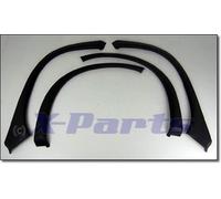 Unbekannt Juego de 4 tiras de extensión de guardabarros, color negro, plástico, Opel Corsa B 1993-2000 bottom