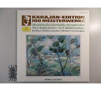 unbekannt - Karajan-Edition 100 Meisterwerke- Mendelssohn Bartholdy: Symphonien Nr.4 und Nr.5 [Vinyl-LP/2543035]. [Vinyl] unbekannt