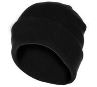 Unbekannt MFH Roll Gorro, acrílico, de Punto, Corto, Negro, Thinsulate sensación.