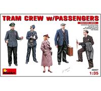 Unbekannt Mini Tipo 38007 - Figuras Tram Crew con pasajeros.