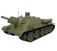 Unbekannt MiniArt 35208 1:35 SU-122 Last Prod. m. Interior - Reproducción Fiel a Modelos, Kit de plástico, Manualidades, aficiones, Pegar, maqueta, Montaje, sin barnizar