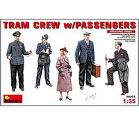 Unbekannt MiniArt 38007 1:35 Fig. Tram Personal con Pasajero (5) - Reproducción Fiel, construcción de maquetas, Kit de plástico, Manualidades, aficiones, Pegado, maquetas, Figuras