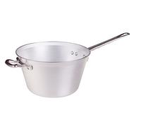 Unbekannt para espesores caldero Polenta 3 milímetros de Aluminio con manija, diámetro 360 Mm cod.ALMA16536