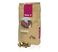 Unbekannt Pavo Cerevit 15 kg de Cereales en Copos sin Avena para Adultos Caballos, Ideal para Caballos de Ocio