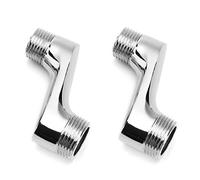 Unbekannt Pinza de pie para bañera y ducha, adaptador ajustable, brazos oscilantes 3/4 1/2, accesorios de repuesto 2 piezas