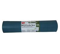 Unbekannt quickpack 861245 - Bolsa de basura (polietileno de polietileno de polietileno de 80% reciclado, 70 x 110 cm, 25 unidades), color azul
