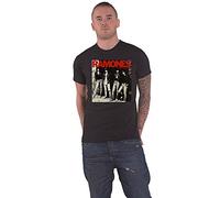 Unbekannt Ramones Rocket to Russia - Camiseta para Hombre, Color Schwarz/Schwarz, Talla M/M