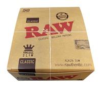 Papel de liar fino y en tono marrón, de Raw King (caja de 50), tela, marrón, 0.6 x 0.6 x 0.4 cm